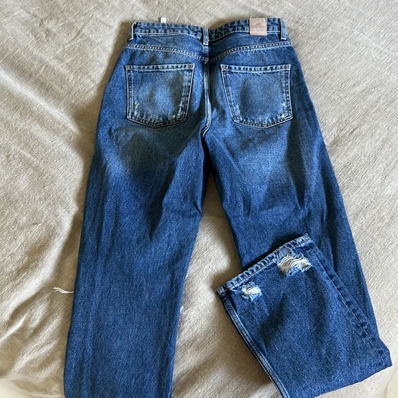 Zara Oversized distressed wide leg jeans - Picture 5 of 8